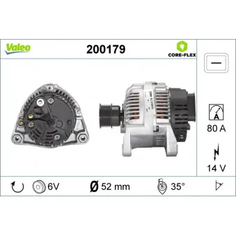 Alternateur VALEO 200179