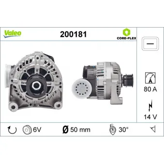 Alternateur VALEO 200181