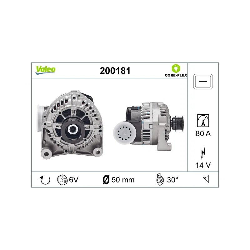 Alternateur VALEO 200181