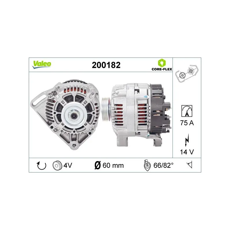 Alternateur VALEO 200182