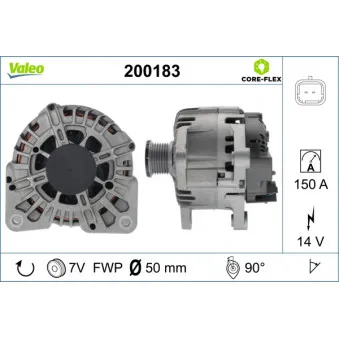Alternateur VALEO 200183
