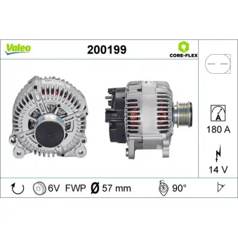 Alternateur VALEO 200199