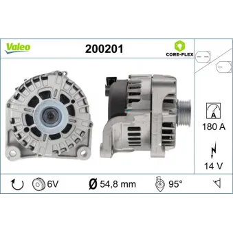 Alternateur VALEO 200201