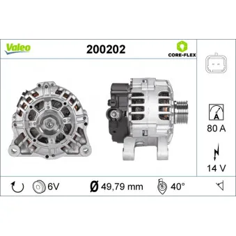 Alternateur VALEO 200202