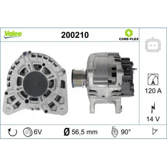 Alternateur VALEO 200210