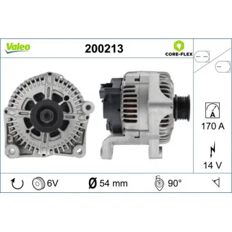 Alternateur VALEO 200213