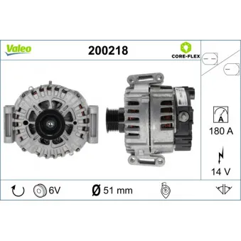 Alternateur VALEO 200218