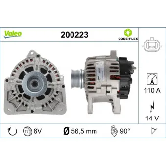 Alternateur VALEO 200223