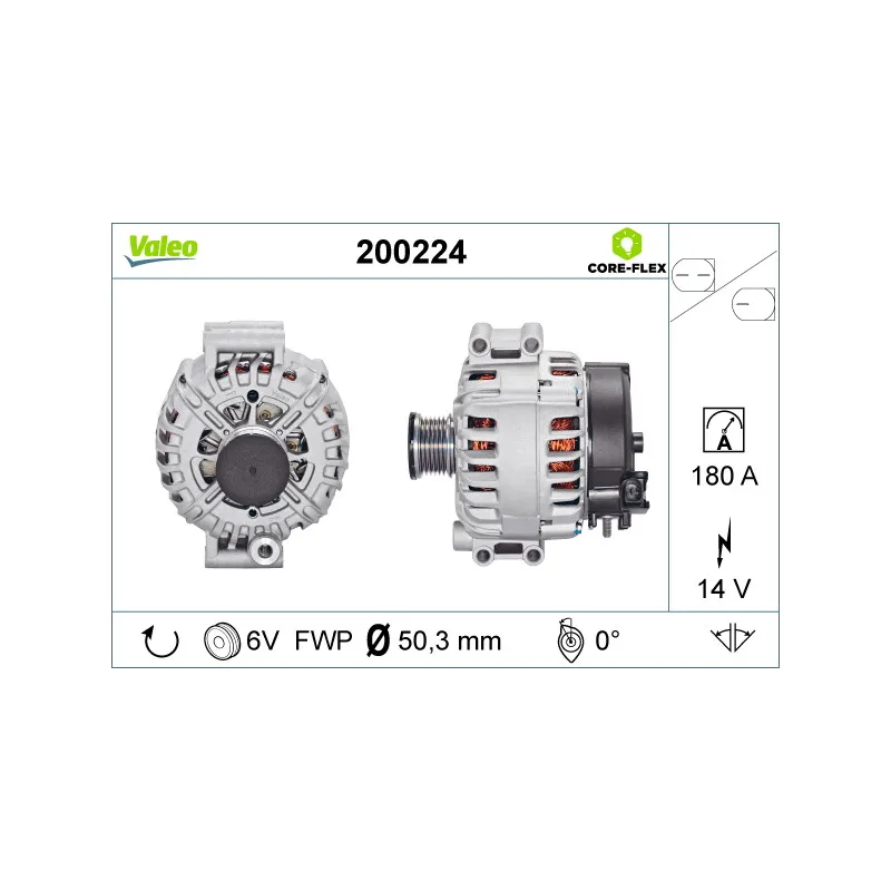 Alternateur VALEO 200224