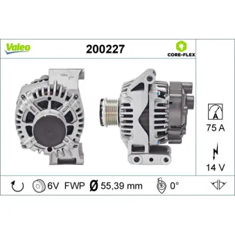 Alternateur VALEO 200227