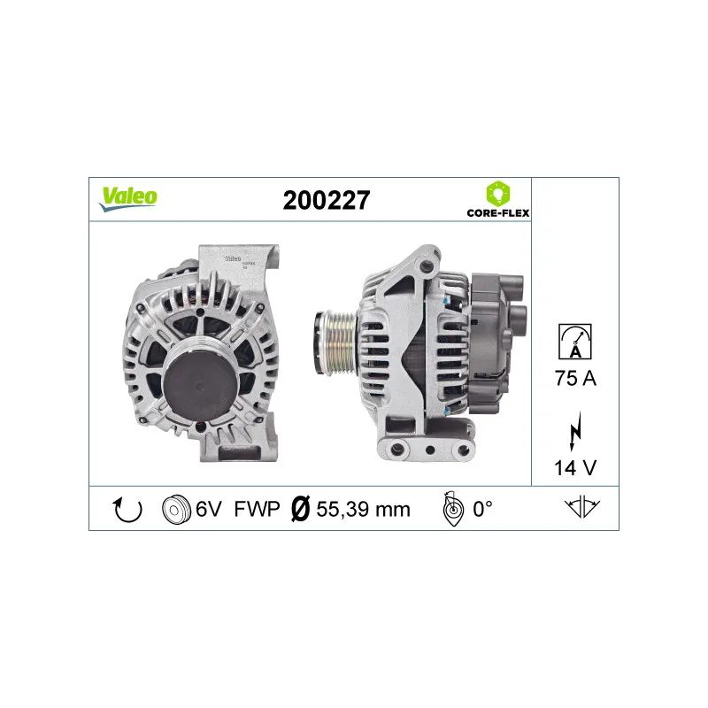 Alternateur VALEO 200227