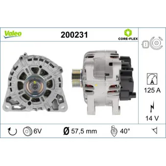 Alternateur VALEO 200231