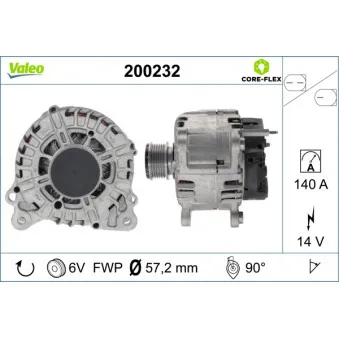 Alternateur VALEO 200232