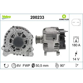 Alternateur VALEO 200233