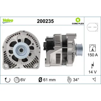 Alternateur VALEO 200235