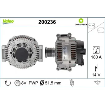 Alternateur VALEO 200236