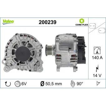 Alternateur VALEO 200239