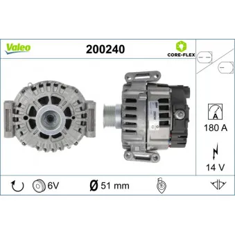 Alternateur VALEO 200240