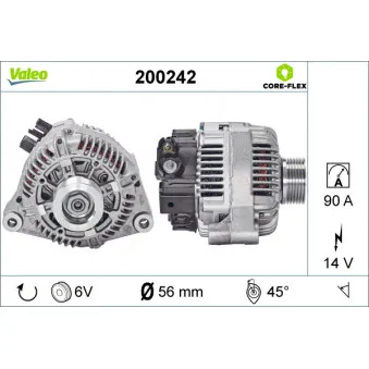 Alternateur VALEO 200242