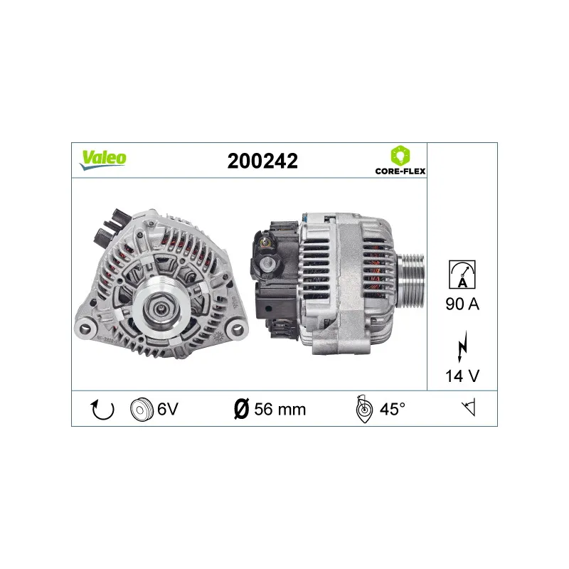 Alternateur VALEO 200242
