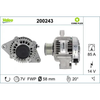 Alternateur VALEO 200243