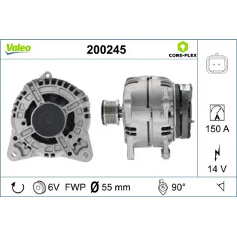 Alternateur VALEO 200245
