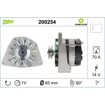 Alternateur VALEO 200254