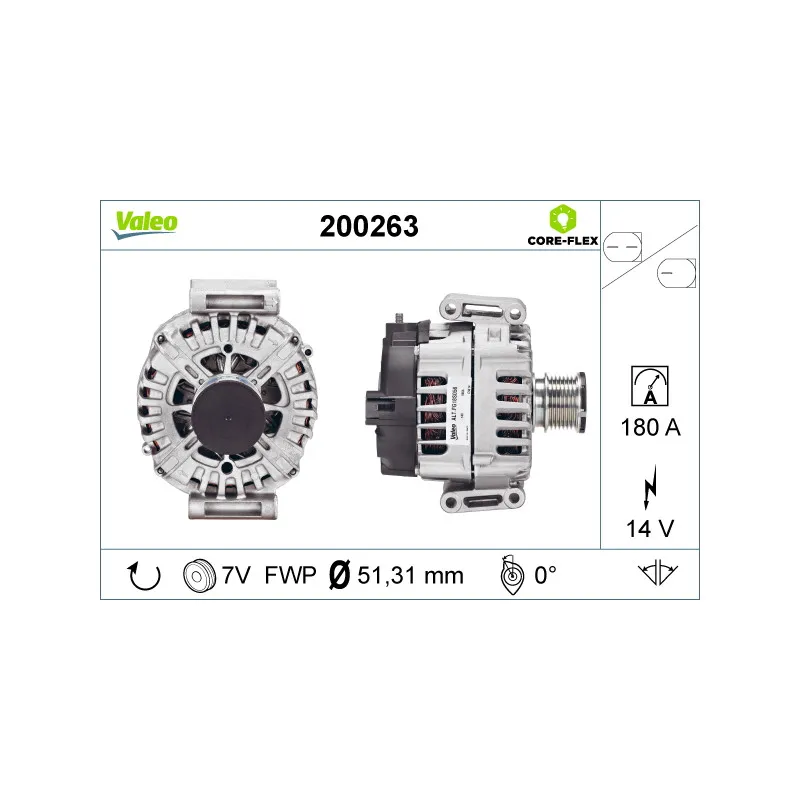 Alternateur VALEO 200263