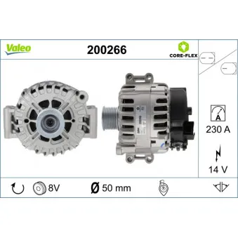 Alternateur VALEO 200266