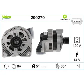 Alternateur VALEO 200270