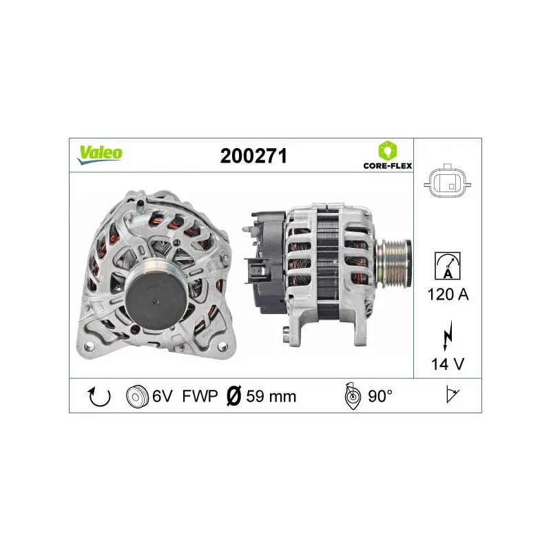 Alternateur VALEO 200271