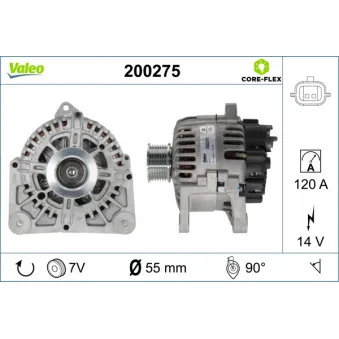 Alternateur VALEO 200275