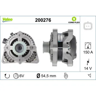 Alternateur VALEO 200276