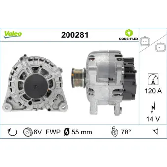 Alternateur VALEO 200281