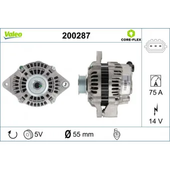 Alternateur VALEO 200287