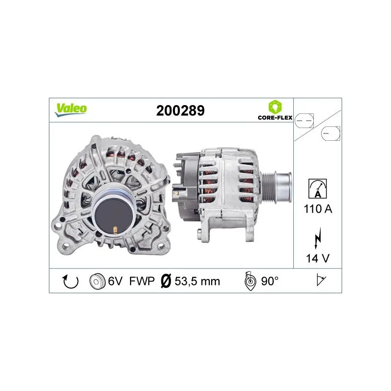 Alternateur VALEO 200289