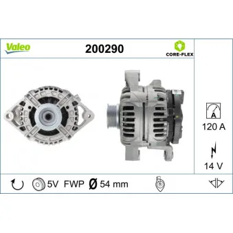 Alternateur VALEO 200290
