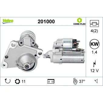 Démarreur VALEO 201000