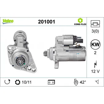 Démarreur VALEO 201001