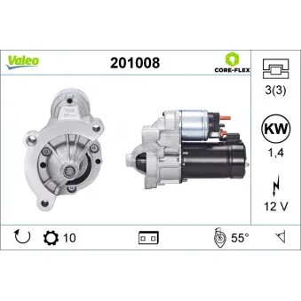 Démarreur VALEO 201008