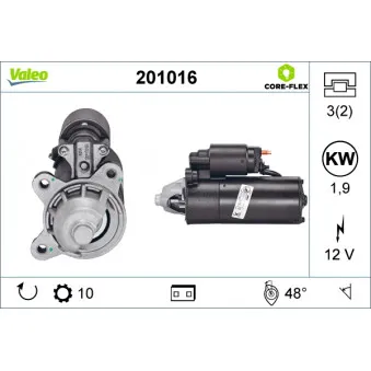 Démarreur VALEO 201016
