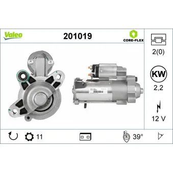Démarreur VALEO 201019