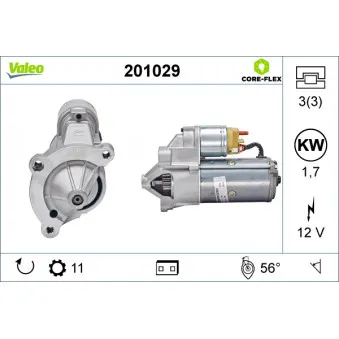 Démarreur VALEO 201029