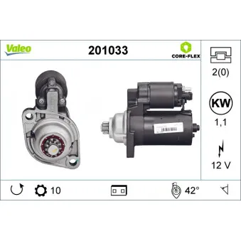 Démarreur VALEO 201033