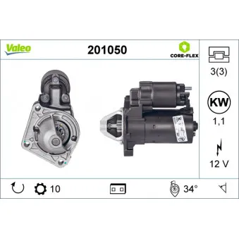 Démarreur VALEO 201050