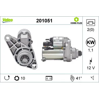 Démarreur VALEO 201051