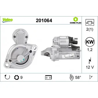 Démarreur VALEO 201064