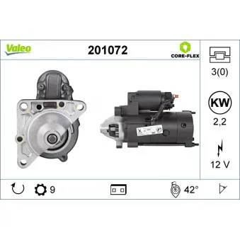 Démarreur VALEO 201072