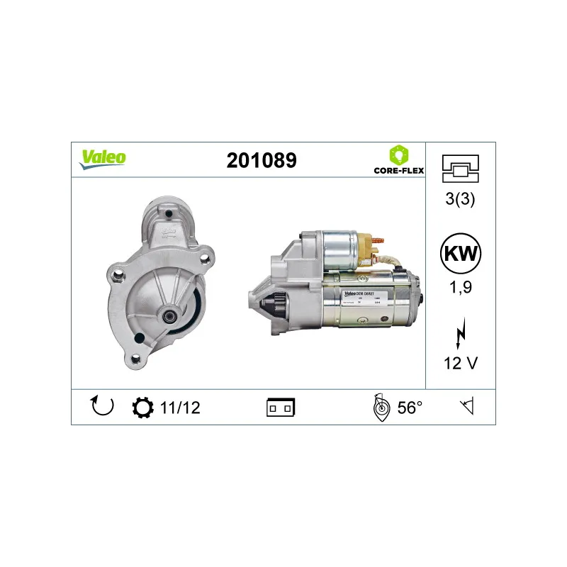 Démarreur VALEO 201089