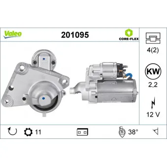 Démarreur VALEO 201095